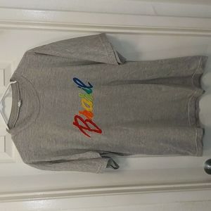 Festive Brazil Carnivale tee-shirt men's Large